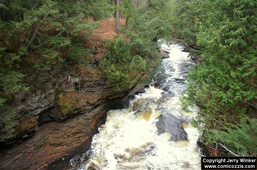 Unnamed Falls of the Presque Isle River