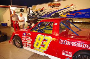 Andy Jirik’s Chevy after the race