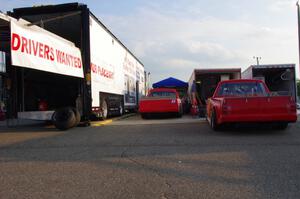 The Interstate Truck Driving Team paddock area