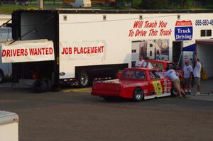 The Interstate Truck Driving Team paddock area