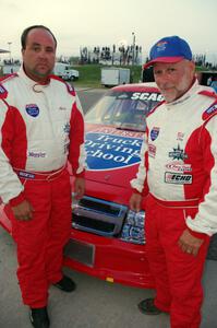 Teammates Andy Jirik and Bill Collins