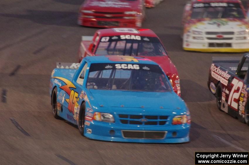 John Wood’s Chevy, Camden Murphy’s Ford and Bill Collins’ Chevy