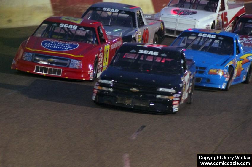 The field gets set for the race to resume.