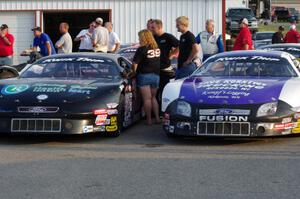 Andrew Morrissey and Skylar Holzhausen on the pre-grid