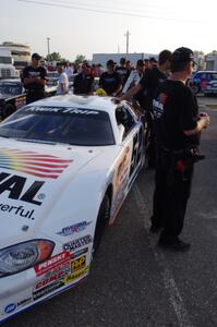 Chris Wimmer on the pre-grid