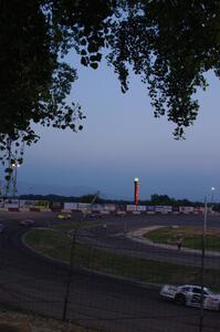 View from turn 4 after sundown.
