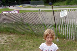 Long hot day and not interested in watching Reed Sorenson's Chevy Impala