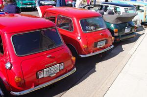 Various Morris and Austin Mini Coopers