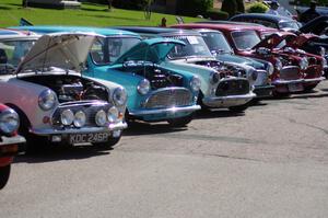 Various Morris and Austin Mini Coopers