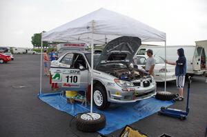 The new John Cassidy / Dave Getchell Subaru WRX STi made its first appearance at STPR.