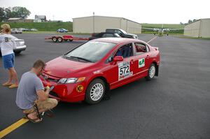 James Robinson / Dave Shindle new Honda Civic Si made its first appearance at STPR.