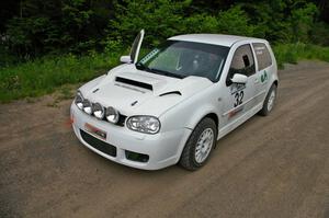 The Justin Wollerman / Brian Scott beautiful new VW R32 made its racing debut at STPR.