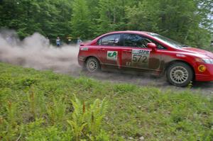 James Robinson / Dave Shindle Honda Civic Si finishes the practice stage.