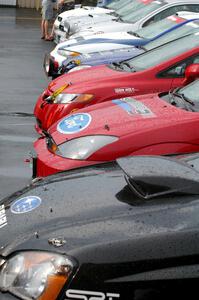 The rain continued at parc expose.