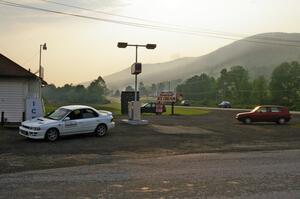 Scenery at the gas station at the entrance to Grand Canyon of the East.