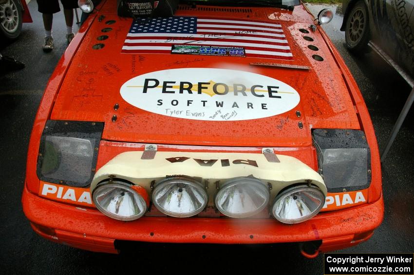 The Andrew Havas / John Dillon Mazda RX-7 at parc expose.