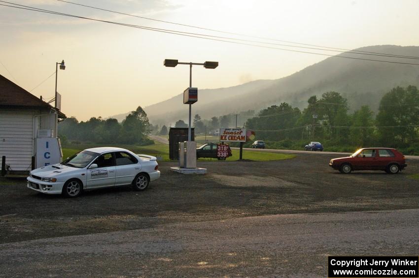 Scenery at the gas station at the entrance to Grand Canyon of the East.