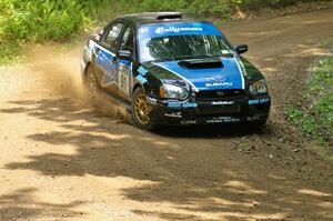 Jonathan Bottoms / Carolyn Bosley Subaru WRX STi moved to open class and were fast all day.