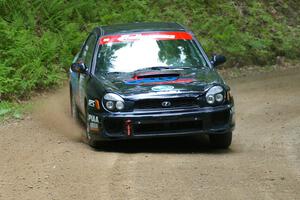 The Pat Moro / Mike Rossey Subaru WRX was fast in PGT all day.