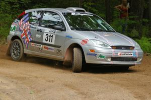 Simon Wright / Kieran Wright Ford Focus ZX3 on SS3.