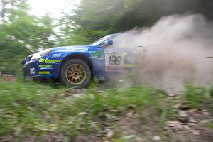 Travis Pastrana / Christian Edstrom Subaru WRX STi on SS6.