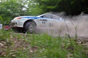 Paul Choiniere / Jeff Becker Hyundai Tiburon on SS6.