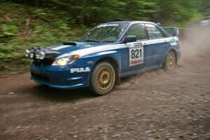 Bob Wall / Chad Edmunds	Subaru WRX STi on SS6.