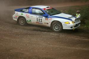 Paul Ritchie / Drew Ritchie Mitsubishi Eclipse GSX on SS6.