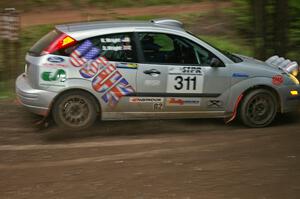 Simon Wright / Kieran Wright Ford Focus ZX3 on SS6.