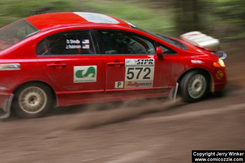 James Robinson / Dave Shindle Honda Civic Si on SS6.