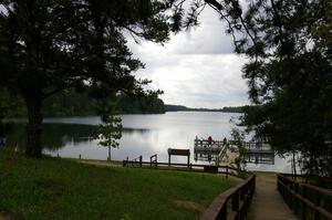Gorgeous view of Long Lake near the press stage just west of Lake Itasca State Park (3).