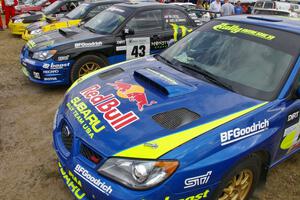 Ojibwe Forests had the ultimate showdown between the four top dogs in the US, all in Subaru WRX STi's (2).