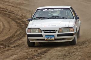 Bob LaFavor / Derek Beyer Ford Mustang on SS1 (2).