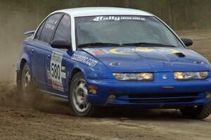 Mike Bodnar / Elaine Sheaks on SS1 in their Saturn SL2.