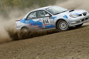 Piotr Wiktorczyk / Martin Brady	debuted their new Subaru WRX at Ojibwe.