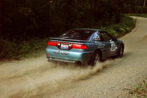 Adam Markut / John Nordlie Eagle Talon at speed on SS2.