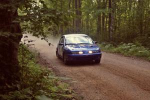 Mike Bodnar / Elaine Sheaks on SS2 in their Saturn SL2.