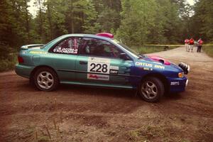 Dick Rockrohr / Marie Jacobs Subaru Impreza on SS3.