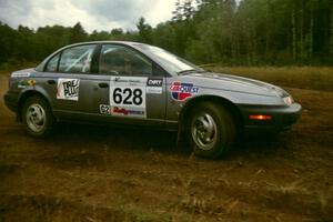 Dan Adamson / Chris Gordon Saturn SL2 at the chicane on SS4.