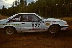 Bob LaFavor / Derek Beyer Ford Mustang at the chicane on SS4.