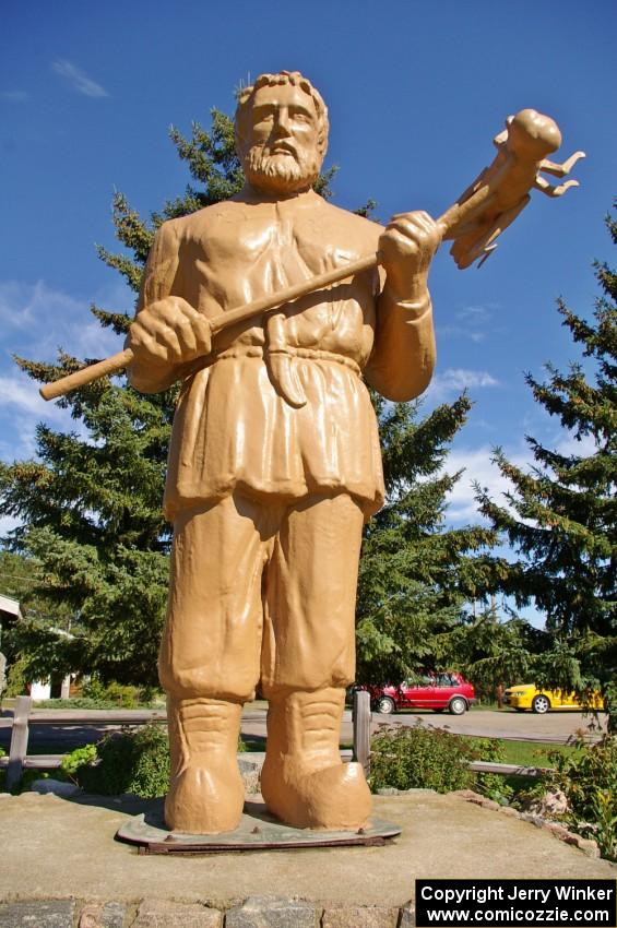 St. Urho statue in Menahga, MN. (1)