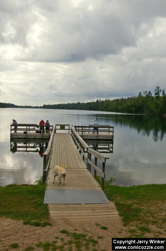 Gorgeous view of Long Lake near the press stage just west of Lake Itasca State Park (1).