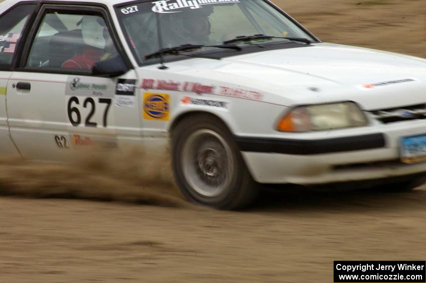 Bob LaFavor / Derek Beyer Ford Mustang on SS1 (1).