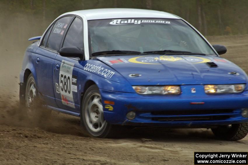 Mike Bodnar / Elaine Sheaks on SS1 in their Saturn SL2.