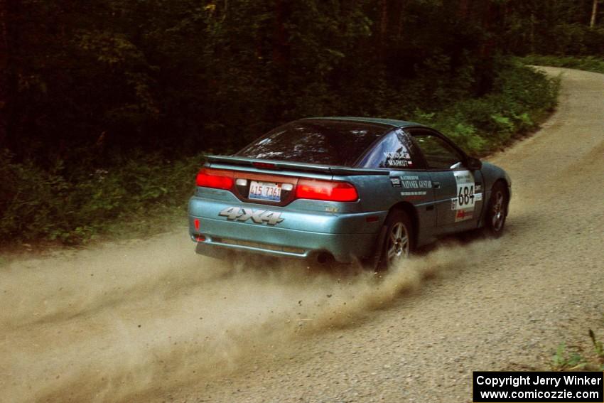 Adam Markut / John Nordlie Eagle Talon at speed on SS2.