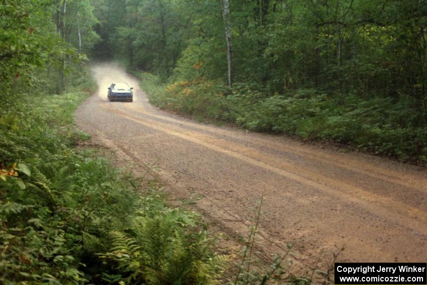 Jaroslaw Sozanski / Ben Slocum Subaru Impreza at a straight on SS2.