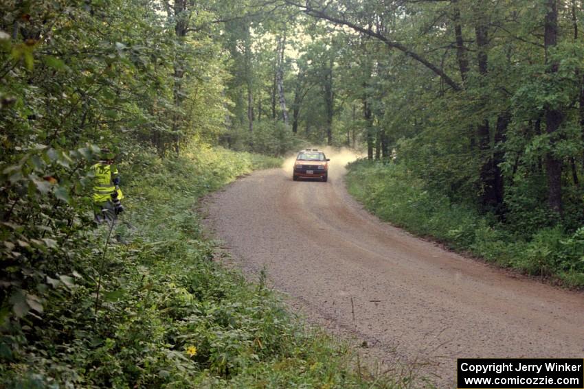 Chad Eixenberger / Jay Luikart VW Golf on SS2.