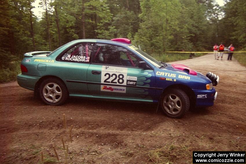 Dick Rockrohr / Marie Jacobs Subaru Impreza on SS3.