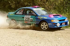 Dick Rockrohr / Marie Jacobs Subaru Impreza on SS9 (1).