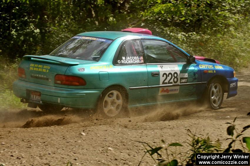 Dick Rockrohr / Marie Jacobs Subaru Impreza on SS9 (2).